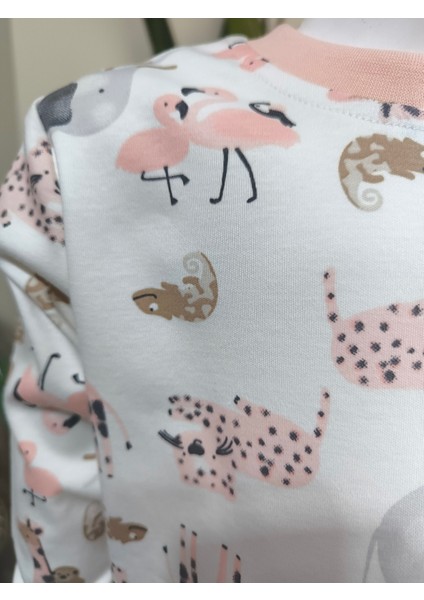 Kız-Erkek Bebek- Çocuk Pijama Takımı %100 Pamuk Uzun Kollu Yuvarlak Yaka Mevsimlik fırsatları