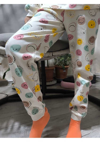 Kız-Erkek Bebek- Çocuk Pijama Takımı %100 Pamuk Uzun Kollu Yuvarlak Yaka Mevsimlik indirimleri