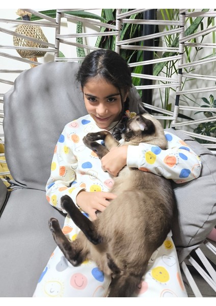 Kız-Erkek Bebek- Çocuk Pijama Takımı %100 Pamuk Uzun Kollu Yuvarlak Yaka Mevsimlik