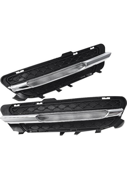 Araba LED Gündüz Koşu Folları Drl Sis Işığı Mercedes Benz W212 E250 E300 E350 2009-2013 2128851574 2128851674 (Yurt Dışından)