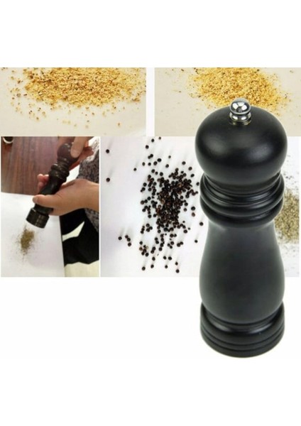 Ahşap Tuz Karabiber Öğütücü Değirmen Tuzluk indirimleri