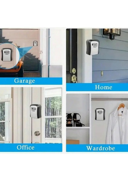 Mini Şifreli Kasa Şifreli Anahtarlı Eşya Saklama Kutusu Kasa fırsatları