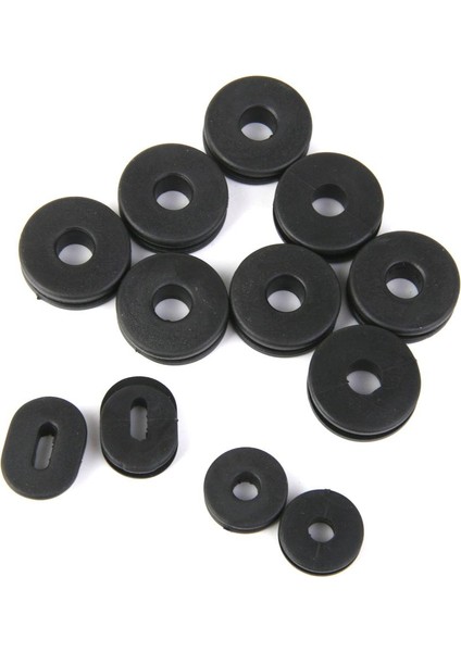 GS125 Auto Için 24X Siyah Üniversal Kauçuk Grommet Rondelaları Yedek Takımı (Yurt Dışından) modelleri