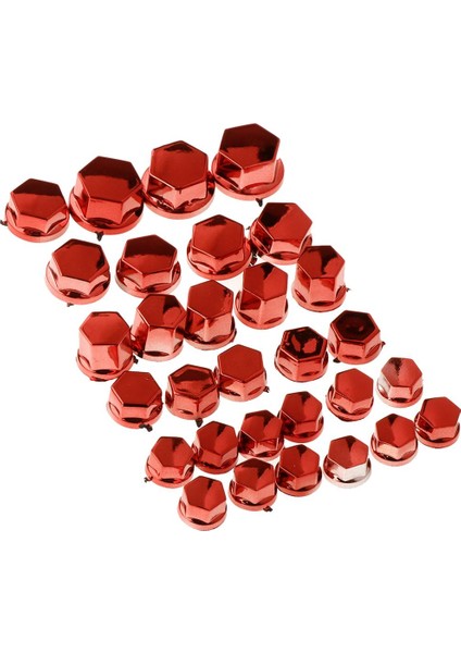 30 Adet Motosiklet Vidalı Fındık Vida Dekorasyonu Kırmızı Için (Yurt Dışından) indirimleri