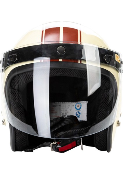 Retro Açık Yüz Motosiklet I Yüz Çıtçıt Düğ Vizörü Şeffaf (Yurt Dışından) modelleri