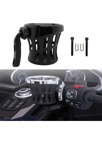 Gold Wing Için Yolcu Içecek Kupası Tutucu GL1800 2018-UP Siyah (Yurt Dışından) modelleri