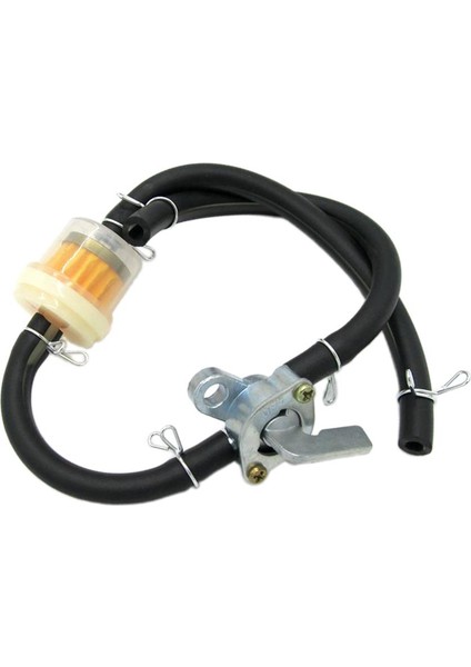 1 Set Motosiklet Gaz Yakıt Filtresi Benzin Boru Hortum Hattı Kapalı Kapalı Tap Petcock Yakıt Gaz Filtresi Benzin Borusu (Yurt Dışından) indirimleri