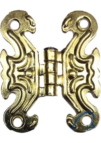 Dekoratif Sac Kelebek Menteşe - Küçük, Sarı, 100 Adet