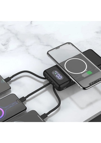 10.000 mAh Taşınabilir Hızlı Şarj Aleti/Wireless Powerbank W01