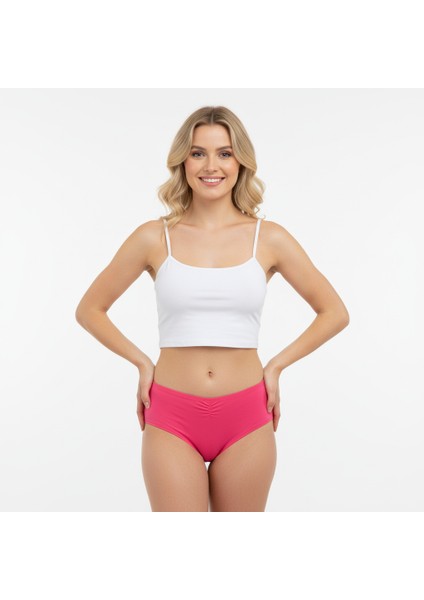 Kadın Micro Hipster Mercan Rengi Külot BB2008