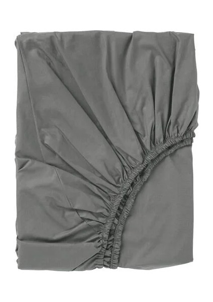 Ullvıde Lastikli Çarşaf Gri 180 x 200 cm
