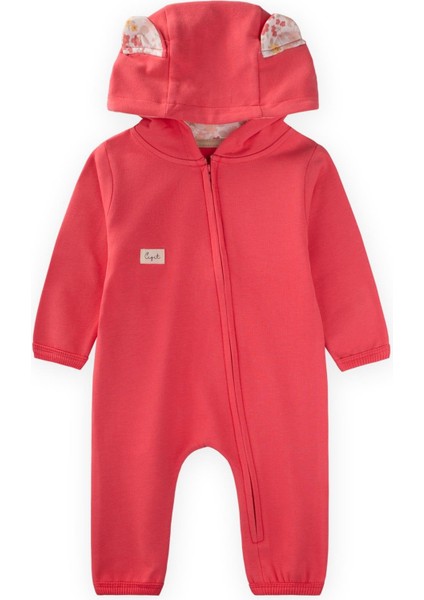 Fermuarlı Tulum 0-3 Yaş Mercan