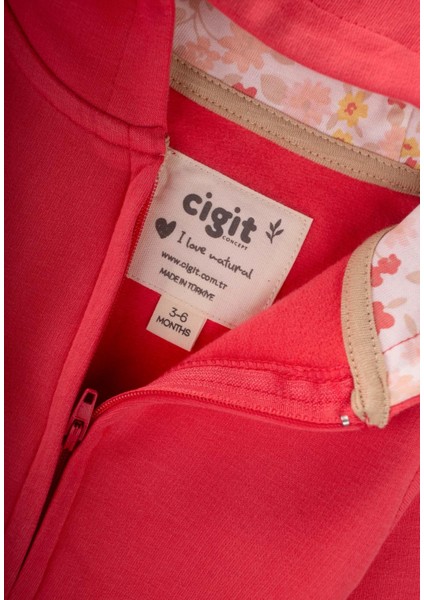 Fermuarlı Tulum 0-3 Yaş Mercan modelleri