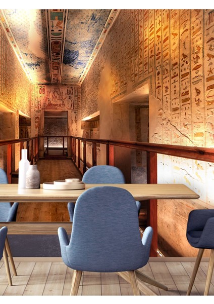 Vintage ve Müze Desenli Isı ve Ses Yalıtımlı Sağlıklı Tekstil Duvar Kağıdı fiyatları