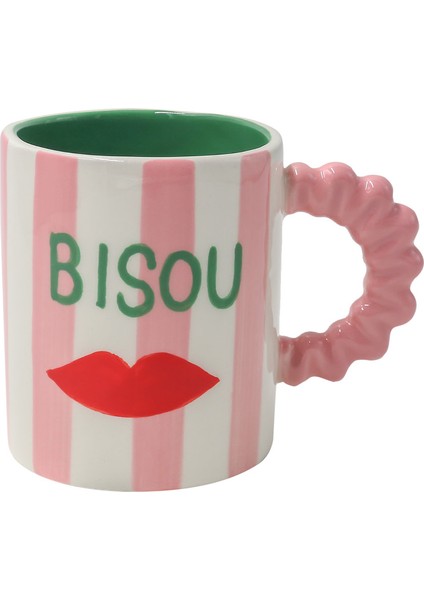 - Daniela Bisou Bisou El Boyaması Kupa