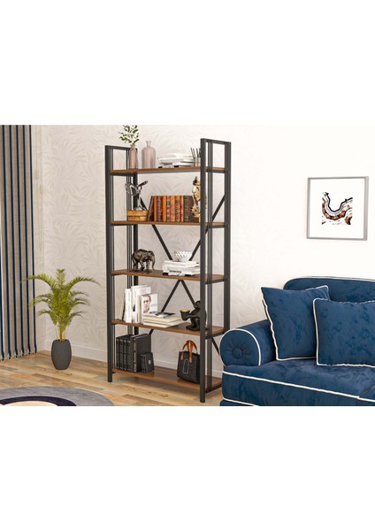 Berve Telli Kitaplık Ceviz