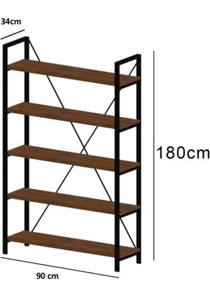 Berve Telli Kitaplık Ceviz modelleri
