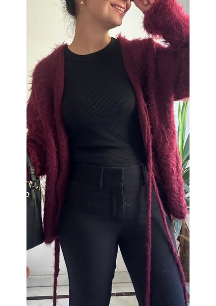 Kadın Siyah Özel Dikim Ispanyol Paça Pantolon fırsatları