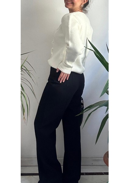 Kadın Boru Paça Kumaş Pantolon fiyatları