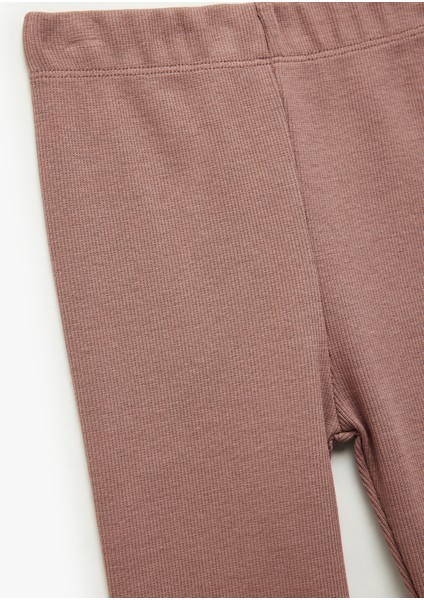 Pamuklu Beli Lastikli Basic Tayt modelleri