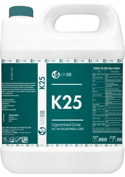K -25 ( Sıvı Potasyum )