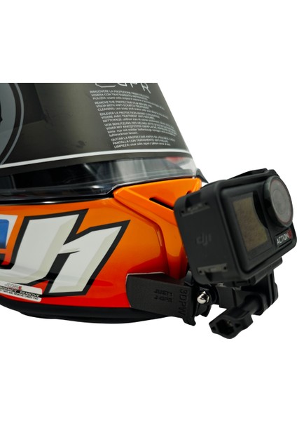 Just1 J-Gpr Kask Uyumlu Chinmount Aksiyon Kamera Çene Bağlantı Aparatı Seti indirimleri