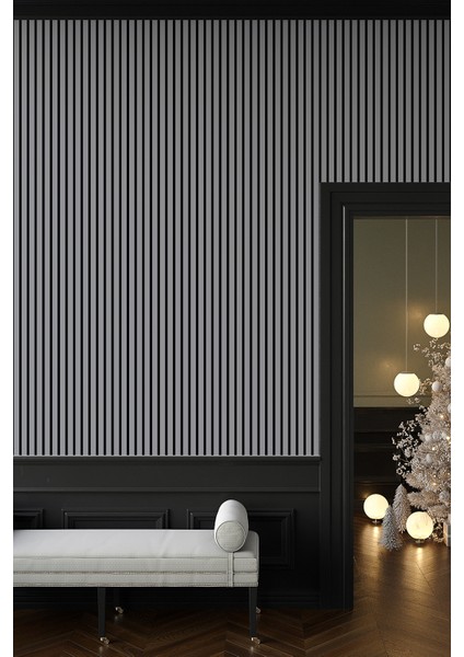 Dekoratif Ahşap Çizgili Duvar Kağıdı - Ev ve Ofis Dekor - En x Boy fırsatları