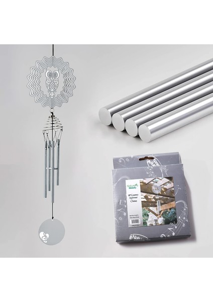 Feng Shui Baykuş Temalı Rüzgar Çanı Dış Mekan Bahçe Balkon Süsü Yeni Ev & Arkadaş Hediyesi 60 Cm. indirimleri