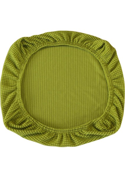 Yemek Sandalyesi Koltuk Koltuk Ik Slipcover Sarı Yeşil 38-50CM (Yurt Dışından)
