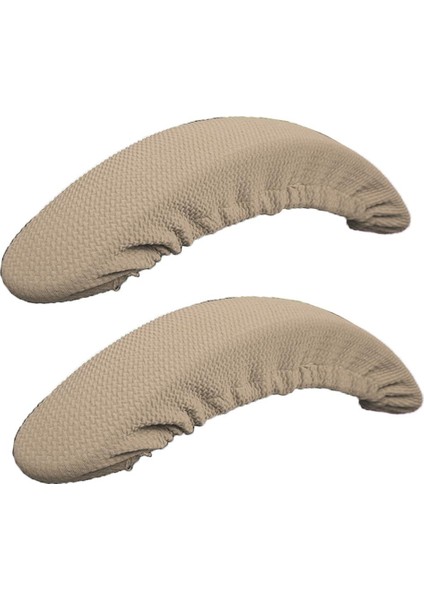 1 Çift Polyester Esneme Koltuğu Kolçak Örtüler Sandalye (Yurt Dışından)
