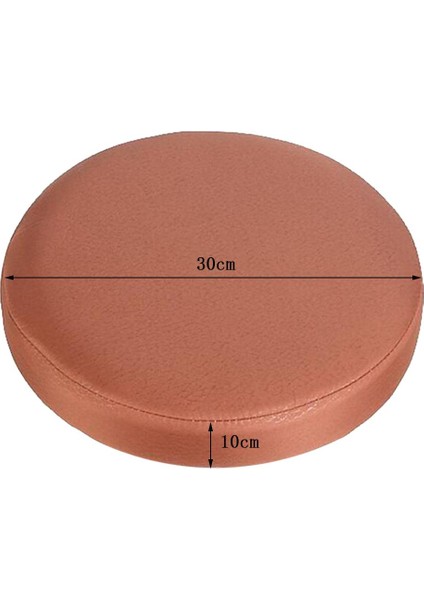 Pürüzsüz Yüzeyli Yuvarlak Kaldırma Taburesi Bar Taburesi Kayma Suya Dayanıklı BROWN_30X10CM (Yurt Dışından) indirimleri