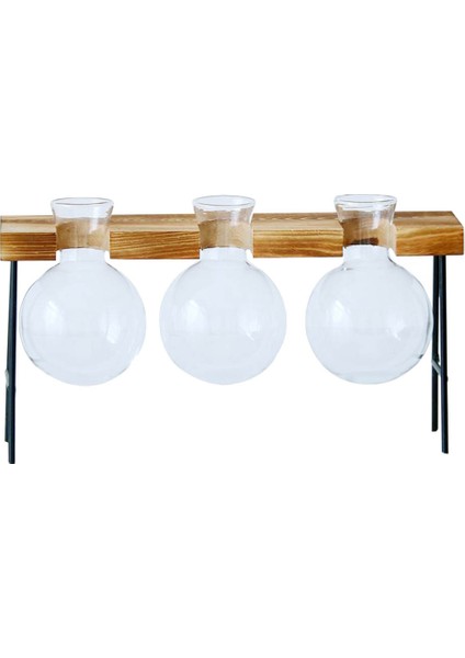 Ahşap Çiçek Pot Raf Fabrikası Sepet 3-Vase 3 (Yurt Dışından)