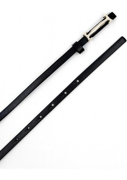 Klasik Gold Tokalı Günlük Kadın Siyah Ince Kemer – Elbise Kemeri, Gömlek Kemeri, Pantolon Kemeri modelleri