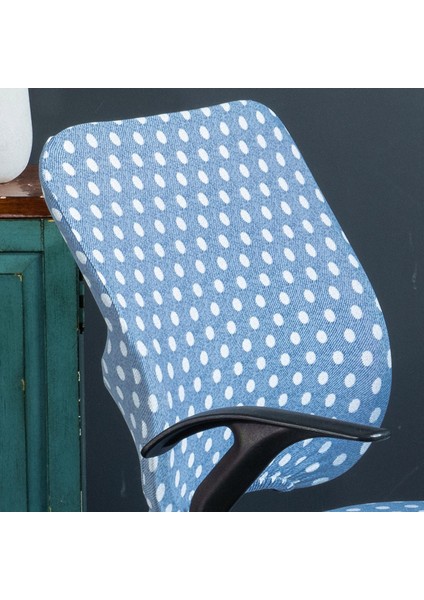 Sandalye Backrest Koltuğu Slipcover Noktaları Mavi (Yurt Dışından) modelleri
