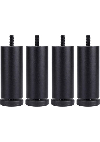 4pcs Yedek Mobilya Kanepe Bacakları Sehpa Uç Büfe Büfeleri Dolap Yatak 8cm Siyah 18CM (Yurt Dışından) fiyatları