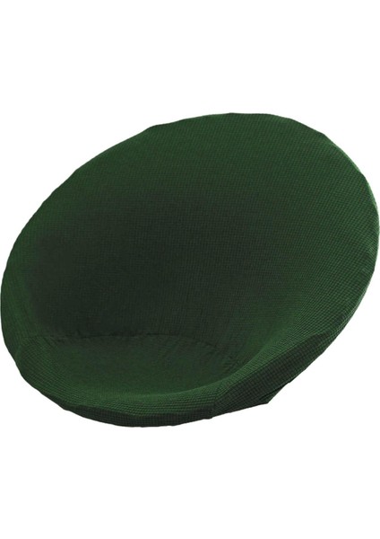 Yuvarlak Tabak Sandalye Kapağı Streç Koltuk Koruyucusu Sadece Oturma Odası Otel Koyu Yeşil (Yurt Dışından) fiyatları