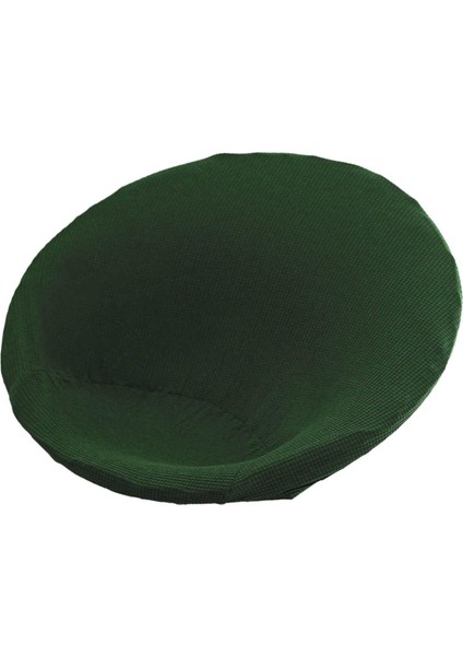 Yuvarlak Tabak Sandalye Kapağı Streç Koltuk Koruyucusu Sadece Oturma Odası Otel Koyu Yeşil (Yurt Dışından) fırsatları