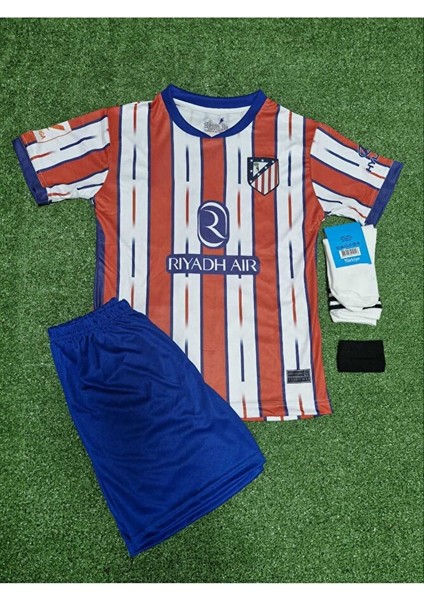 Atletico Madrid 2023/24 Yeni Sezon Antoine Griezmann Çocuk Forması 4'lü Set modelleri