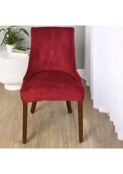 Streç Kanatlı Sandalye Kılıfı Slipcover Kullanılabilir Koltuk Kılıfı Kırmızı (Yurt Dışından) modelleri