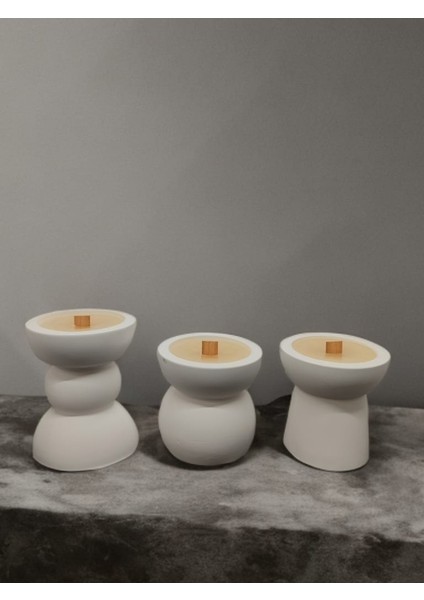 C35 Dekoratif Mumluk 3lü