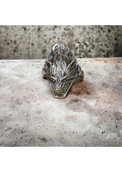 4 Adet 925 Ayar Gümüş Kaplama Ayarlanabilir Erkek Kadın Hayvanlar Kurt Koç Kartal Aslan Yüzük Seti indirimleri