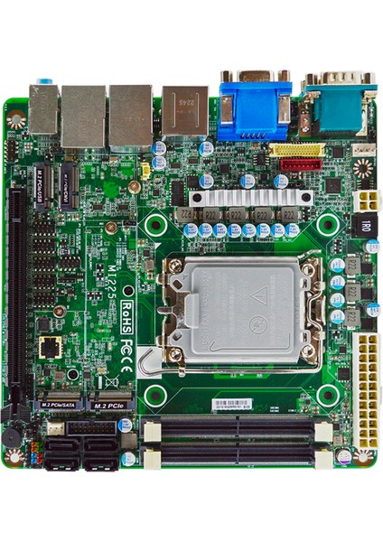 MI225Q6702 Q670E Ddr5 Tpm2.0 1700 Pin Endüstriyel Mini modelleri