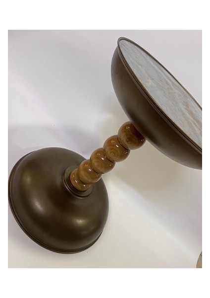 Koyu Kahverengi 54CM Kahve Köşesi Yan Sehpa modelleri