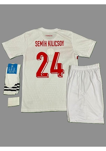 Semih Kılıçsoy Milli Takımı Iç Saha Çocuk Forması 4'lü Set