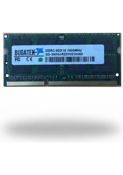 8gb Ddr3 1600MHZ Low Notebook Ram