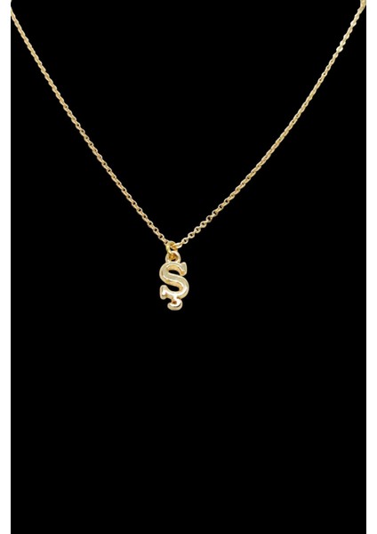 Ş Harfi 316L Paslanmaz Çelik Zincir Altın Kaplama Kolye Hediye Kalp Sevgili Eş fiyatları