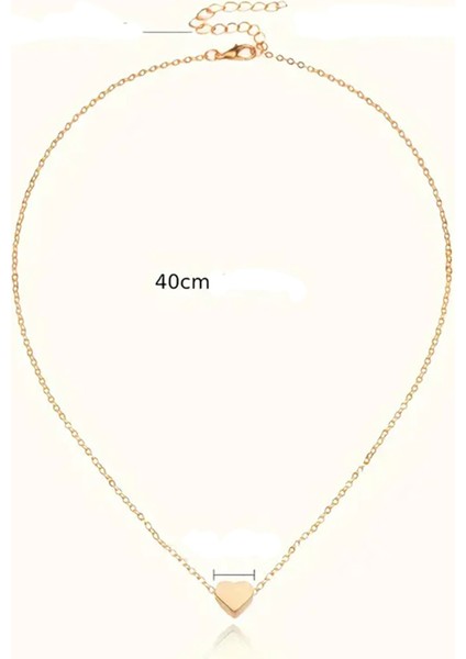 Kadın Kalp Minimal Tarz Zincir Hayalet Kolye fiyatları
