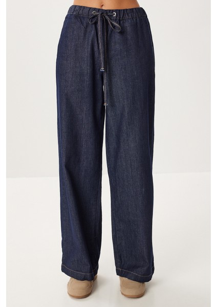 Gold Düğmeli Denim Ceket Pantolon Takım LRI0014 Koyu Mavi fırsatları