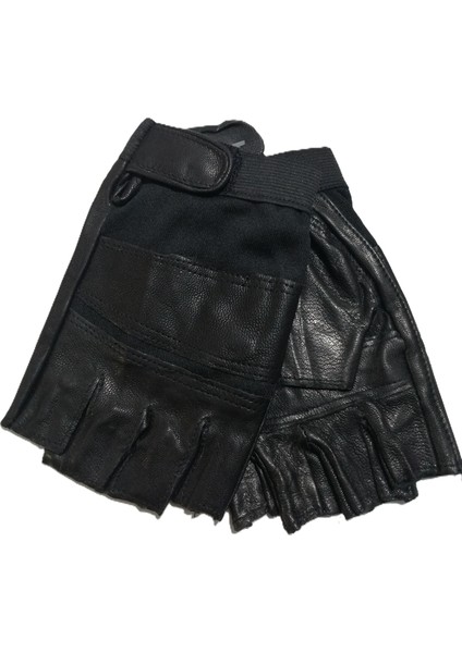 Erkek Parmaksız Deri Eldiven %100 Sheep Leather (Koyun Dersi) Acı Koyu Kahve modelleri