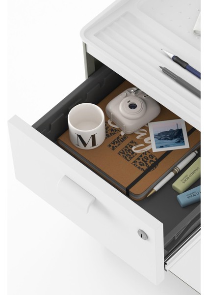 Pal Keson, Iki Çekmeceli, Beyaz & Yeşil fiyatları